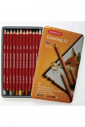 Derwent Drawing Pencil 12'li Teneke Kutu (Çizim Kalemi) - 2