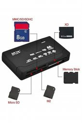 4296 Usb Hub Micro Sd Xd Mmc Ms Cf Tf Mini M2 Combo Kart Okuyucu - 2