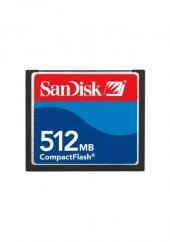 Sandisk 512 Mb Cf Compact Flash Hafıza Kartı - 1