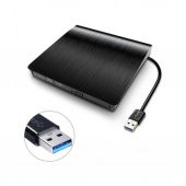Harici USB 3.0 DVD Yazıcı Writer Portatif CD DVD Yazıcı Okuyucu Ultra İnce Cd Dvd Yazıcı Okuyucu - 1