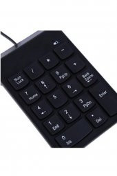 Kablolu Numpad Kablolu Sayısal Tuş Takımı Numeric Klavye - 2