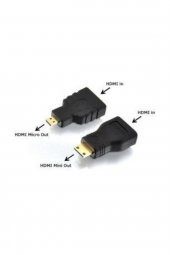 Hdmi To Hdmi Kablo Set Mini Micro Standart Altın Uçlu Dönüştürücü - 2