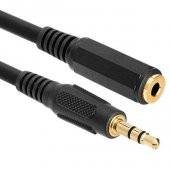 Kulaklık Uzatma Aux Kablo Gold 5 Metre - 1