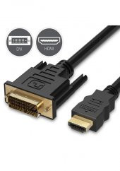 HDMI to DVI 24+1 Altın Uçlu Kablo 1.8 M - 1
