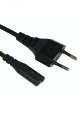 Teyp Fiş - Notebook Adaptör Power Kablosu 2 Pin - 1.5 Metre - 3