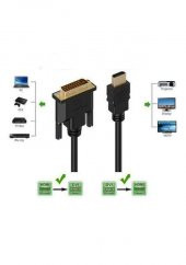 HDMI to DVI 24+1 Altın Uçlu Kablo 1.8 M - 3