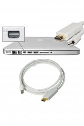 3 Metre Mini Displayport To Hdmi Kablo Thunderbolt Macbook Tv Bağlantı - 3m - 2
