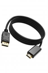 Displayport To Hdmi Kablo Dp Dönüştürücü - 1.8m - Altın Uçlu - 3