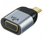 Type C To Vga Çevirici Dönüştürücü Adaptör Chipli Yüksek Çözünürlük - 1