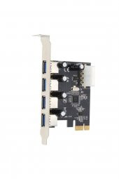 Pci Express Pci-e Usb 3.0 Kart Pcıe 4 Port Çoklu Usb Çoklayıcı - 3