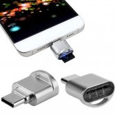 Kuvars USB 3.1 Type C Micro SD TF OTG Cep Telefonu Micro SD Kart Okuyucu - 3