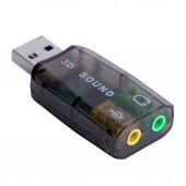 Kuvars Usb Ses Kartı 5.1 3D Sound Card - 1