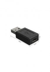 Usb 3.0 Erkek To Usb 3.1 Type-C Dişi Çevirici Dönüştürücü Adaptör - 2