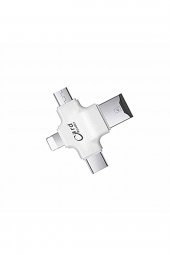 4419 Lightning Type C 3.1 Micro Usb Tf Kart Okuyucu Iphone Otg Çevirici Uyumlu - 1