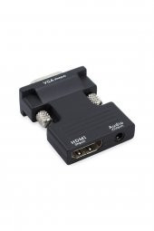 Hdmi To Vga Kablo Çevirici Dönüştürücü Adaptör Hdmı Ses Destekli - 3