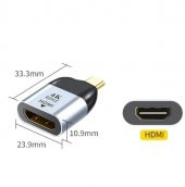 Type C To Hdmi 4K 60Hz Çevirici Dönüştürücü Adaptör USB 3.1 Erkek To Hdmi Dişi - 2