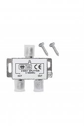 4818 2 Li Uydu Çanak Splitter Kablo Tv Rg6 Anten Çoklayıcı Dağıtıcı - 1