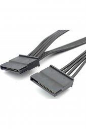 4355 Molex Ide 4 Pin To 5 Port Sata Power Hdd Güç Çoklayıcı Kablosu - 3