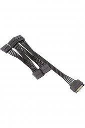 4977 Molex Sata To 5x Power 15 Pin Hard Disk Hdd Güç Çoklayıcı Kablosu - 1