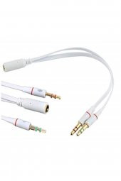Al 4652 3.5 mm Kulaklık Mikrofon Çoklayıcı Switch Splitter - 1