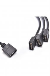4375 Rgb Şerit 4 Pin Led Çoklayıcı Splitter Tek Kumanda 3 Çıkış - 3
