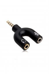 4456 Kulaklık Mikrofon Çoklayıcı 3.5mm Switch Splitter Adaptör - 1