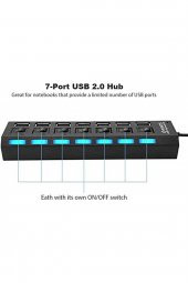 4874 7 Port Usb 2.0 Swith Çoklayıcı - 2
