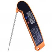 Mutfak Termometresi Yoğurt Mama Süt Et Yemek Katlanır Dijital Termometre - 1