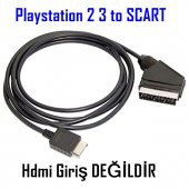 Playstation To Tv Scart Bağlantı Kablosu Scart Ps2 Ps3 Scart Ps 2 Ps 3 To Tv Scart Çevirici Kablo - 2