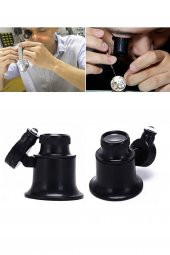 Saatçi Tamirci Göz Büyüteci 20x 20 Kat Pratik Büyüteç Kolay Kullanım - 3