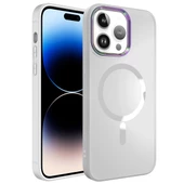 Apple iPhone 14 Pro Max Kılıf Magsafe Wireless Şarj Özellikli Zore Stil Kılıf - 1