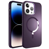 Apple iPhone 14 Pro Max Kılıf Magsafe Wireless Şarj Özellikli Zore Stil Kılıf - 2