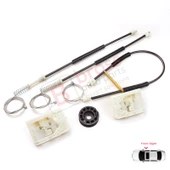 Ford Focus MK3 C346 2010-2019 4/5 Kapı BM5Z5423200 İçin Elektrikli Ön Sağ Kapı Cam Kriko Tamir Seti thumbnail 2