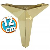 Mobilya Kanepe Sehpa TV Ünitesi Koltuk Ayağı 12 cm Altın Gold Baza Ayak - 1