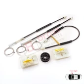 Ford Focus MK3 C346 2010-2019 4/5 Kapı BM5Z5423200 İçin Elektrikli Ön Sağ Kapı Cam Kriko Tamir Seti thumbnail 1