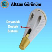 Mobilya Kanepe Sehpa TV Ünitesi Koltuk Ayağı 15 cm Krem Gold Baza Ayak - 6