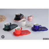 Arow Porselen Kahve Fincanı Takımı - 1