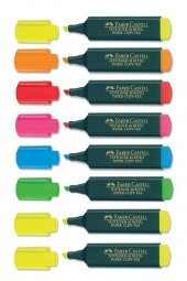 Fosforlu Kalem 8 Li 1 Paket Textliner Canlı Renkler Kesik Uçlu İşaretleme Kalemi Sarı Turuncu Kırmızı Pembe Mavi Yeşil - 3