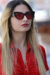 Zhlbutik 9220.1356 Siyah Pembe Güneş Gözlüğü - 2