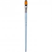 Brons Uzun Saplı Sentetik Kıl Kedi Dili Fırça No:22 - 1