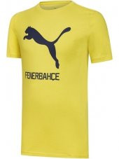 Puma Fenerbahçe Lacivert Eşofman Altı Ve  Sarı Tshirt Takım - 2