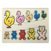 BuBu Ahşap Puzzle ÖRDEK-AYI - 1