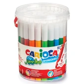 Carioca Jumbo Süper Yıkanabilir Kalın Keçeli Boya 50li Kova - 1