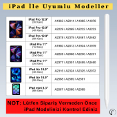 Apple İpad 10.9 inç Kablosuz Şarj Olabilen A2588 - A2589 - A2591 Uyumlu Manyetik Kalem - 6