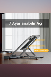 Fuchsia LP02 Alüminyum Dizüstü Bilgisayar Sehpası - 3