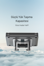Fuchsia LP02 Alüminyum Dizüstü Bilgisayar Sehpası - 6
