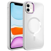 Apple iPhone 11 Kılıf Magsafe Wireless Şarj Özellikli Zore Stil Kılıf thumbnail 4