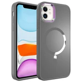 Apple iPhone 11 Kılıf Magsafe Wireless Şarj Özellikli Zore Stil Kılıf thumbnail 3