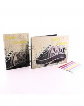 Retro Cinema Tasarımlı Kendin Yap Fotoğraf Albümü ve Defter Set - 5
