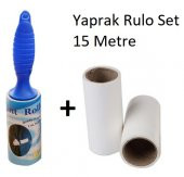 Evcil Hayvan Kedi Köpek Tüy Alma Yaprak Rulo 5 metre 2 Yedekli Set - 1